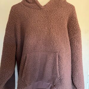 Cozy Pink Sherpa Hoodie